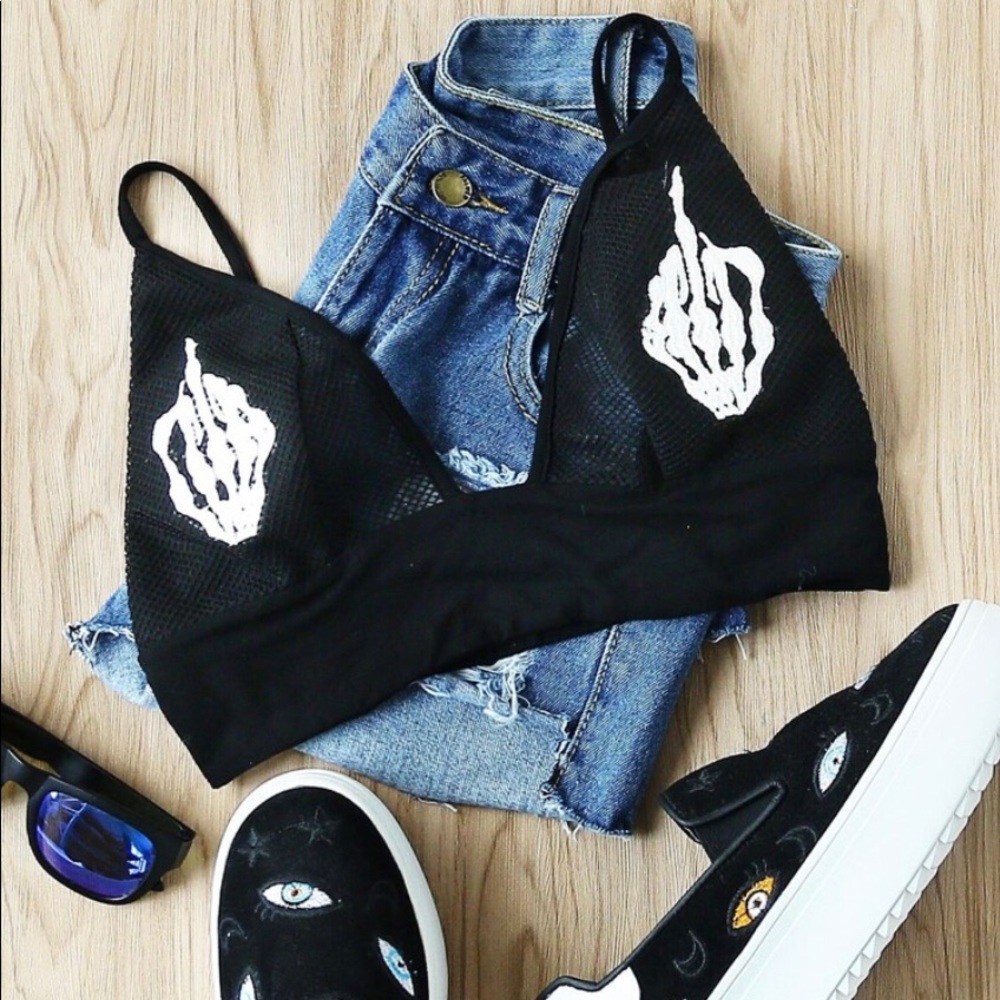 🎃 SALE!!🎃 Skeleton bralette 💀💀💀
